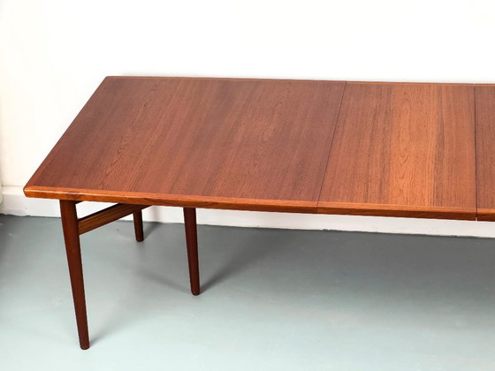 Image 1 of Model 201 Teakhouten eettafel van Arne Vodder voor Sibast, jaren 60