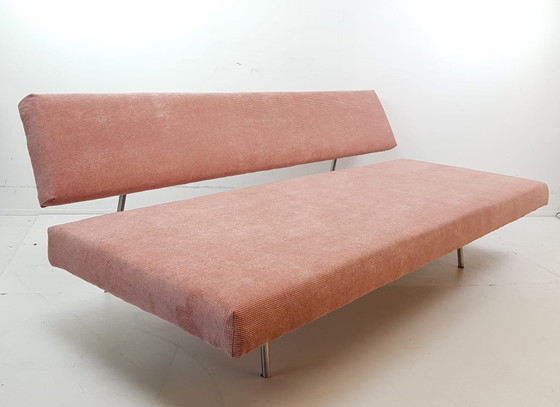 Divano letto Martin Visser Spectrum BR02, rivestito di recente, colore rosa. – Letti da giorno, Chrome (photo 10 of 13)