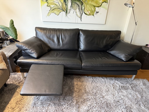 Leather 2.5-seater sofa FSM De Sede