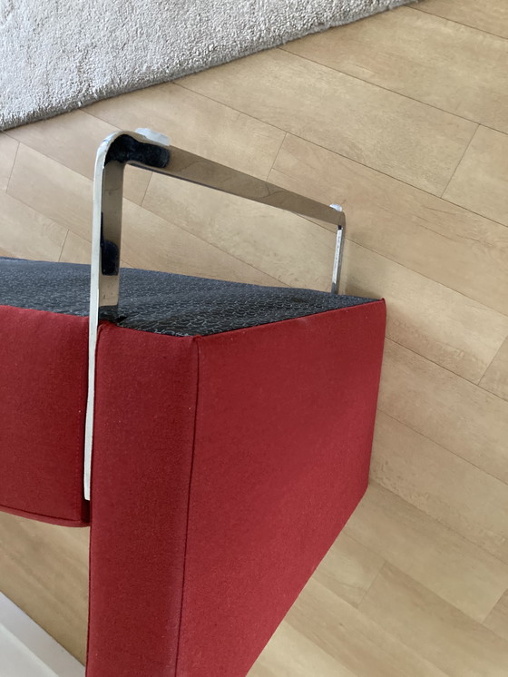 Image 1 of Canapé Artifort Mare 2,5 places, rouge foncé