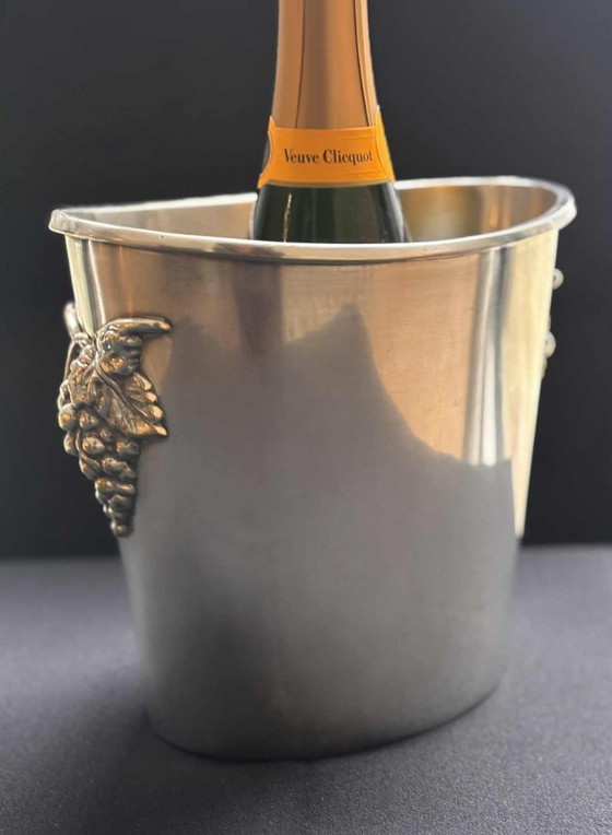Image 1 of Secchiello per champagne placcato argento vintage: L Ecuyer francese