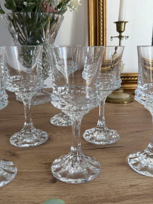 Copas de vino de cristal vintage Villeroy & Boch