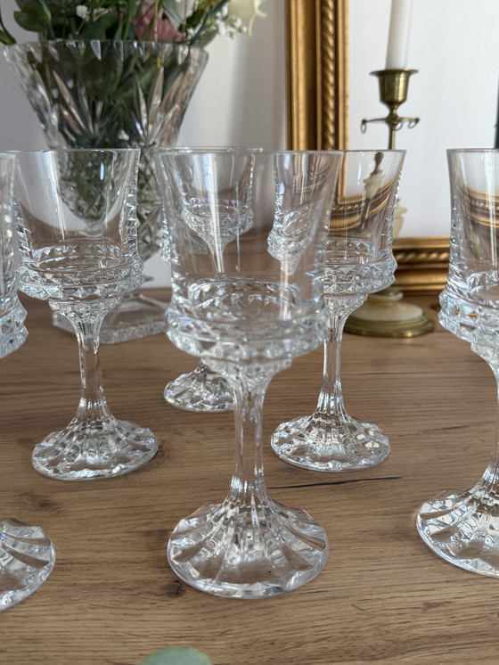 Image 1 of Verres Villeroy Boch vintage cristal vin 