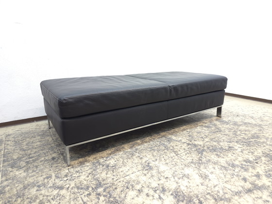 Image 1 of Tabouret en cuir Walter Knoll Foster, tabouret design, banc en cuir, qualité supérieure