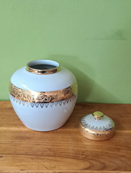 Bomboniera Limoges vintage, Oggetti decorativi, Oro, Porcellana, Dorato (foto 7 di 8)