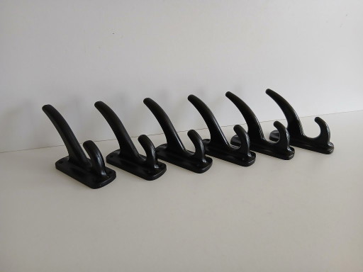 Coat hooks – Bakelite – Philite – Vintage