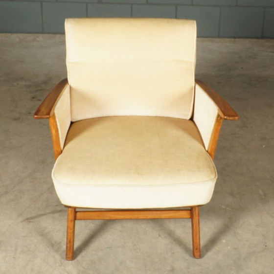 Fauteuil cocktail/salon vintage – années 1960 – Textile (photo 9 of 12)