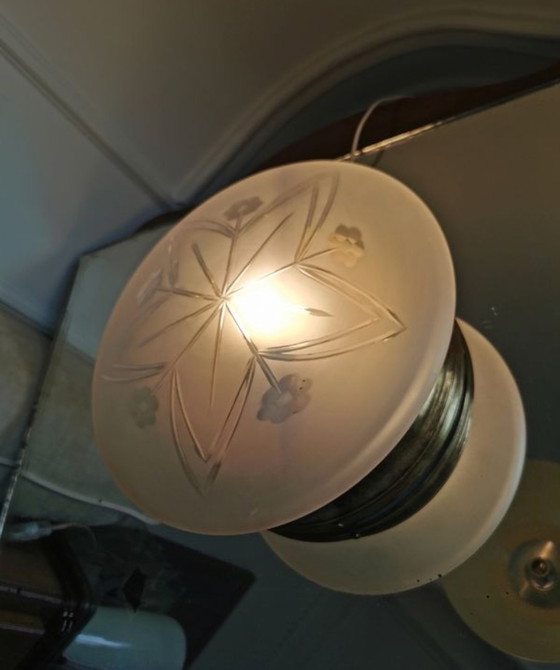 Image 1 of Italian Art Deco Ceiling Light