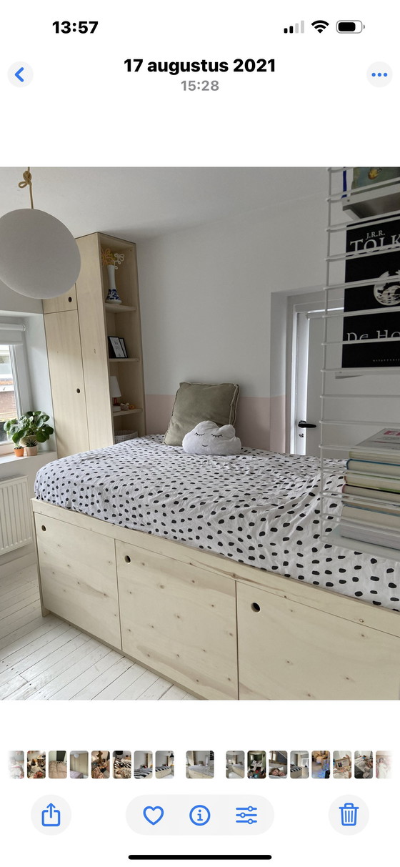 Image 1 of Handgemaakte halfhoogslaper op maat gemaakt van hoogwaardig berkenmultiplex