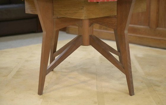 Game table / side table in oak from the 1940s. – Wood, Vintage (photo 12 of 14)