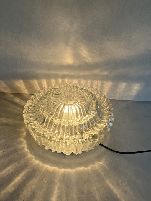Glashütte Limburg vintage plafondlamp of plafonnière