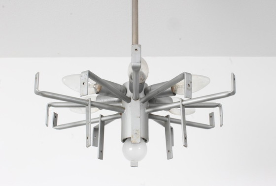 Image 1 of Kalmar chandelier with XL ice glass parts