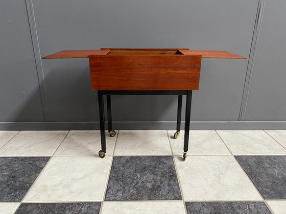 Image 1 of Teak Sewing Box by Opal 1970s