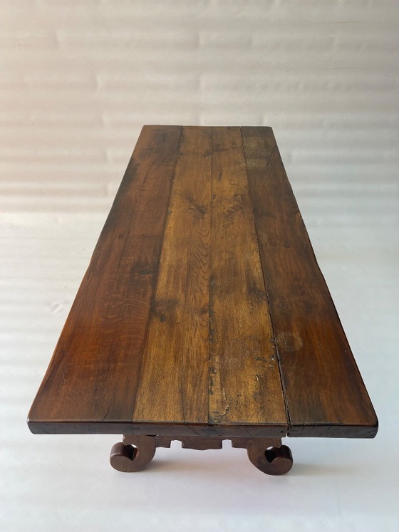 Set da pranzo degli anni '60 di provenienza italiana, realizzato in legno massello di noce. – Wood, Vintage (photo 16 of 16)