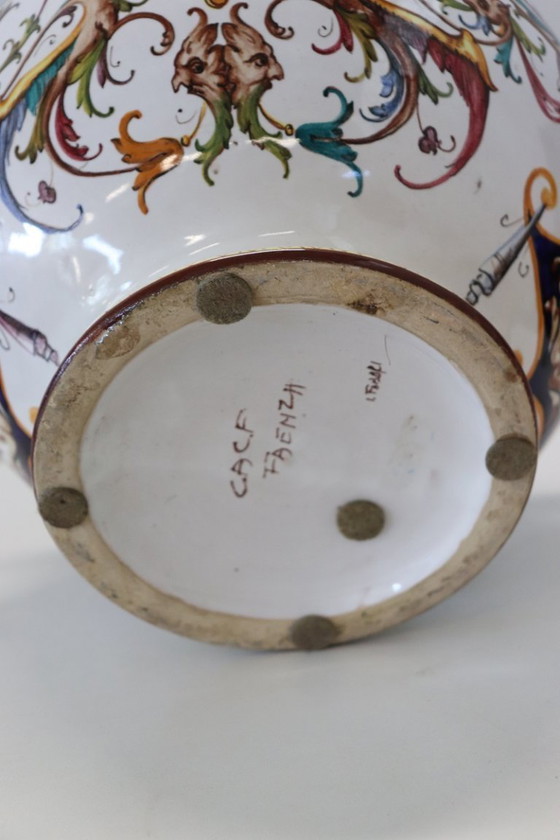 Image 1 of Italiaanse keramieken vaas van CACF FAENZA, 1950