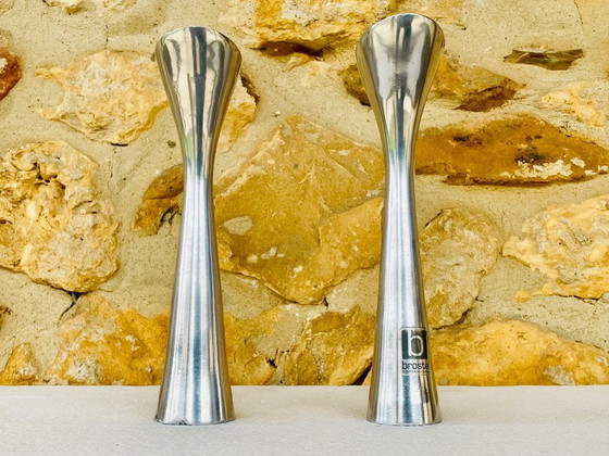 Image 1 of Danish Modern, Candlesticks, By Broste Copenhagen, Set of 2, Circa 1980s