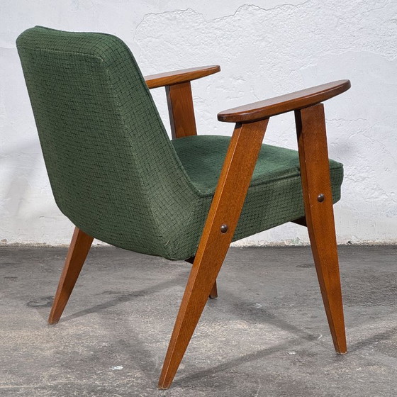 Chierowski Type 366 Lounge Chairs, Pair, 1960s – Józef Chierowski, Armchairs, Textile (photo 10 of 13)