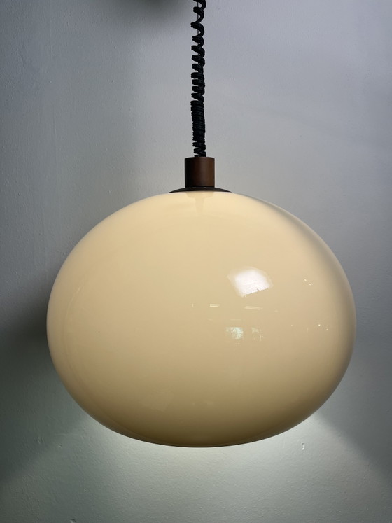Image 1 of Dijkstra mushroom hanging lamp / pendant lamp 70s vintage