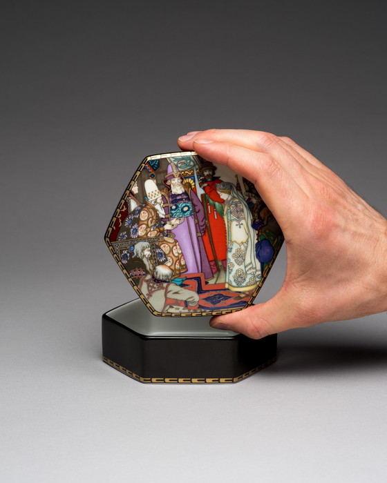 Image 1 of Heinrich Villeroy & Boch Boris Zvorykin Die Schneekönigin Russian Fairy Lid-box