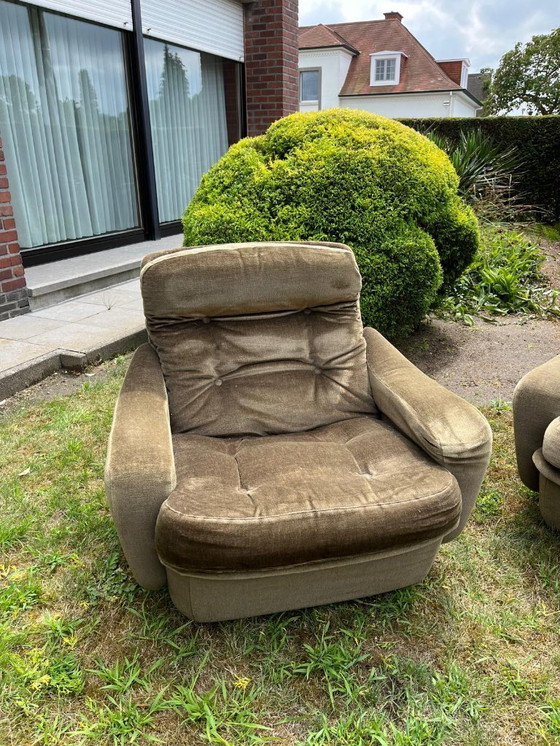 Image 1 of Divano e poltrona modulare Orchid di Michel Cadestin per Airborne