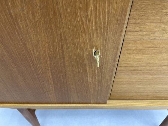 Image 1 of Fristho Vintage teakhouten Dressoir Franeker NL 1950s 