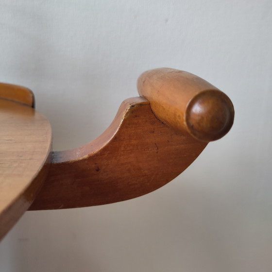 Image 1 of Vintage Mid Century Wooden Serving Trolley Germany