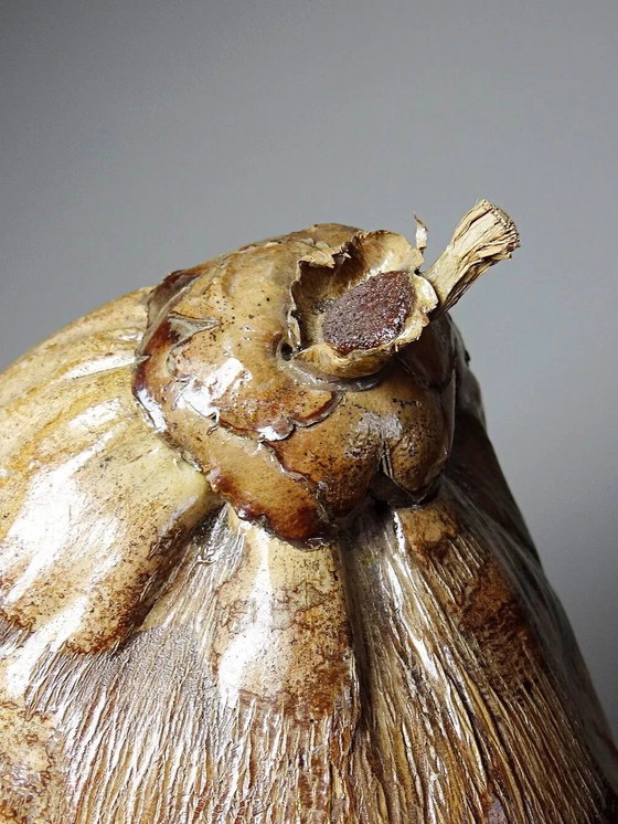 Scatola curiosa vintage anni '50-'60, secchiello per ghiaccio in cocco naturalizzato., Accessori da tavola (foto 8 di 14)