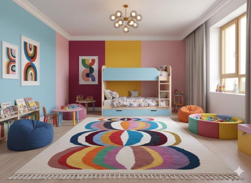 Tapis Berbères Multicolores en Laine 300cmx200cm