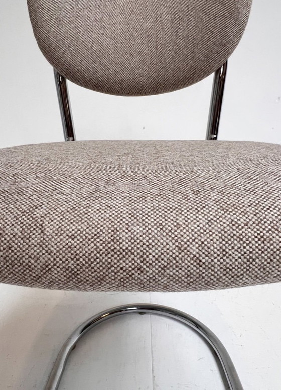 Image 1 of Juego de 4 sillas De Wit con estructura tubular retapizadas, años 60