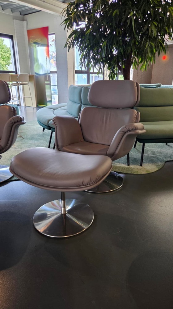 Image 1 of Artifort F550 Tulpen-Sessel von Pierre Paulin (mit Hocker)
