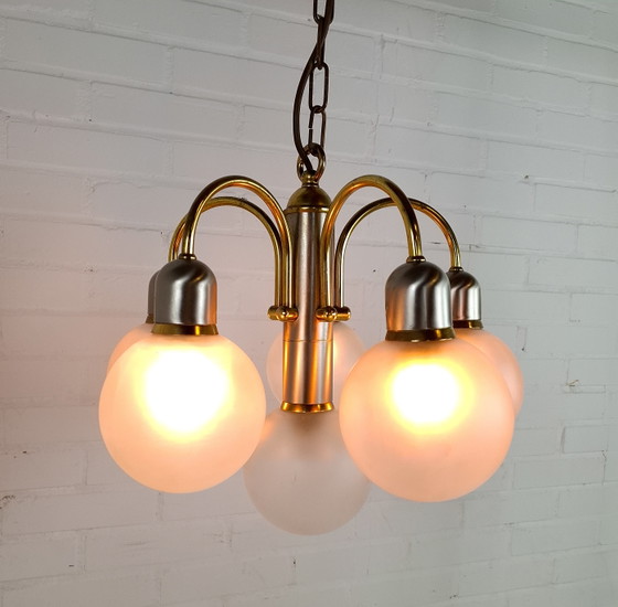 Image 1 of Lampe à suspension vintage Solken Leuchten, ère spatiale des années 70