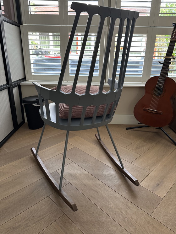 Image 1 of Kartell Comback Stoel Grijs-Blauw