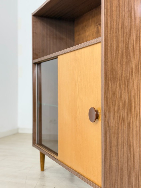 Image 1 of Credenza alta di metà secolo, cassettiera, mobiletto, mobiletto da ingresso, vintage