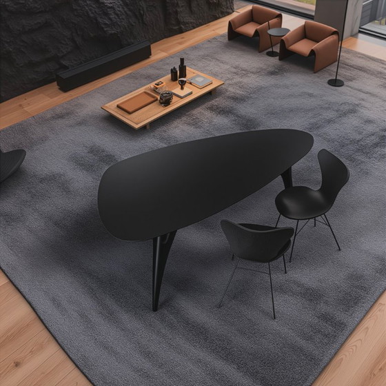 Image 1 of GREYGE TED Ash Nero Dining Table 240 cm – Handmade Solid Wood Designer Table Made in Italy