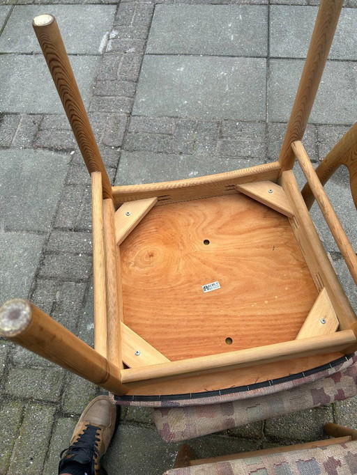 Vintage 4 dining room chairs Korup design Denmark