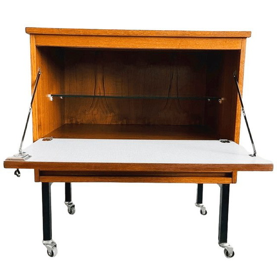 Image 1 of Meuble bar mobile vintage en teck, design danois des années 1960