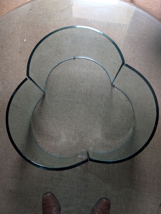 Image 1 of Gallotti & Radice Vintage Glass Coffee Table