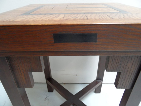 Amsterdam School Oak Side Table – Wood (photo 8 of 10)