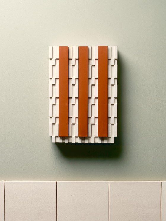 Image 1 of Sculptures murales en béton - ensemble de 3