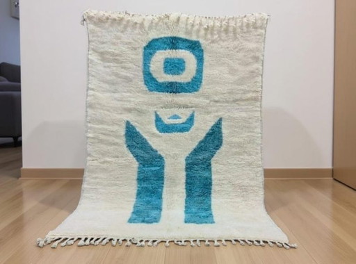 Traditionelle marokkanische Teppiche in Leinenoptik, 250 x 150 cm