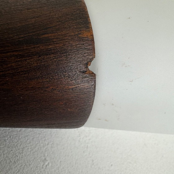 Image 1 of ANCIENNE SUSPENSION SCANDINAVE EN OPALINE VINTAGE