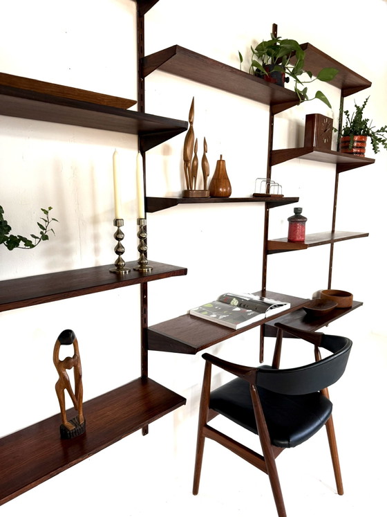 Image 1 of Vintage XL Modulair Wandsysteem, Kai Kristiansen ‘60