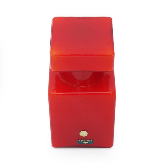 Image 1 of Botella de vidrio rojo de Luciano Vistosi para Vistosi, años 60