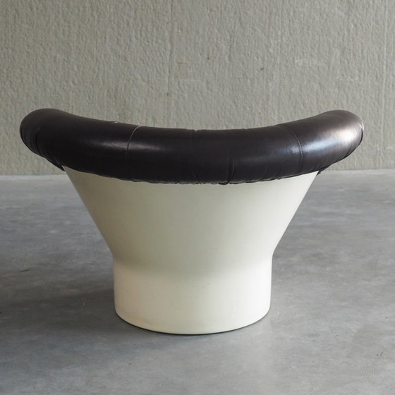 Krokus Lounge Chair van Lennart Bender voor Ulferts AB (1968) – Fauteuils, Leather, Fiberglass (photo 4 of 13)