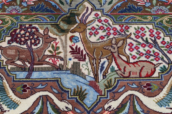 Image 1 of Tapis persan Kashmar 3,97 x 3,02 Tapis oriental fin n° 1008