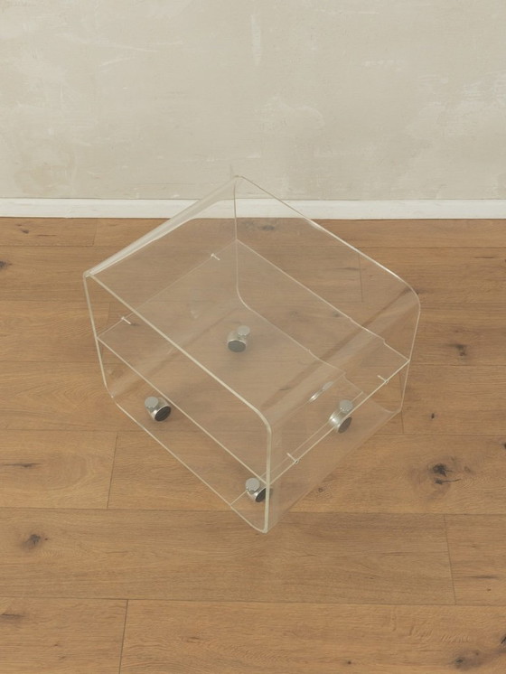 Image 1 of Acryl bijzettafel trolley, 1960