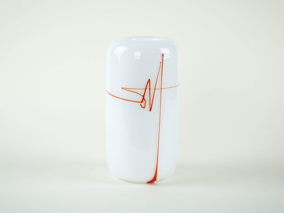 Image 1 of Glass vase, Danish design, 1970s, manufactured by Holmegaard