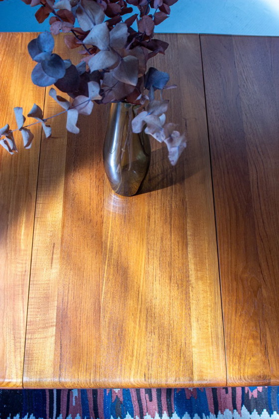 Image 1 of Vintage teak dining table, Danish Mid Century, 1960s, solid wood