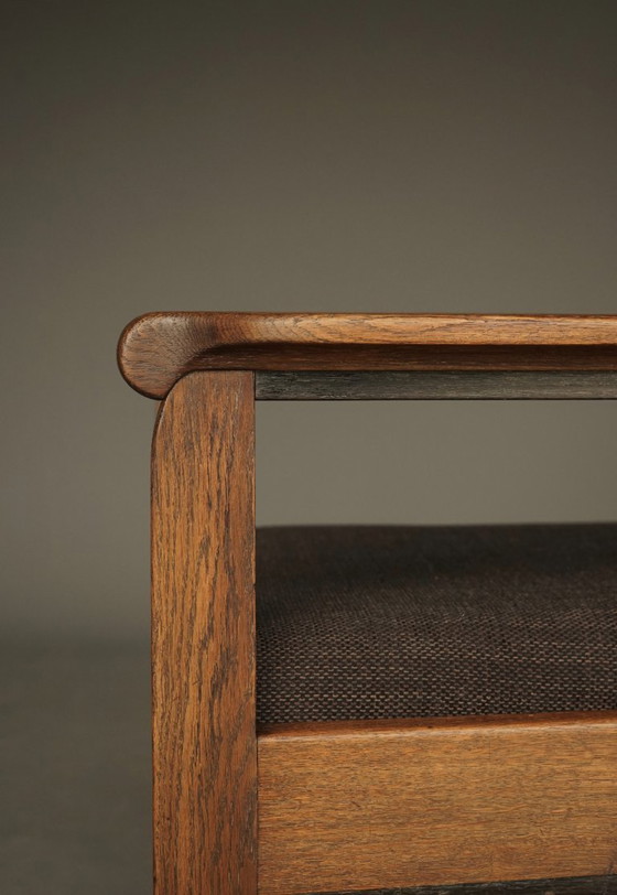 Image 1 of Lage art-deco fauteuil van Hendrik Fels voor L.O.V. Oosterbeek, jaren 1930.