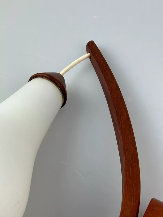 Image 1 of 60's 70's Lampe Teck Lampe murale Uno & Östen Kristiansson for Luxus